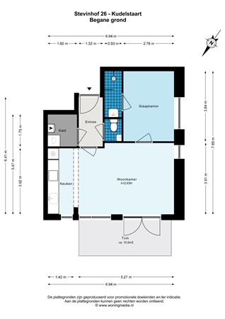 Floorplan - Stevinhof 26, 1433 JG Kudelstaart